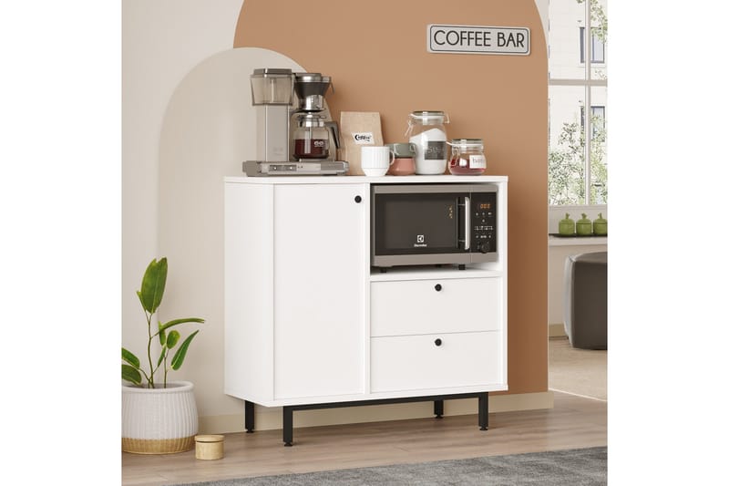 Donae Kommode 88 cm - Hvit - Oppbevaring - Oppbevaringsmøbler - Kommode - Entrekommode