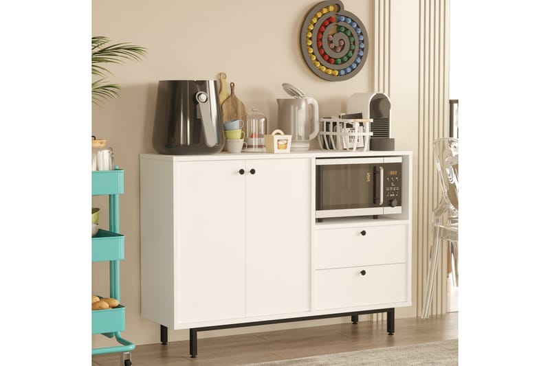 Donae Kommode 88 cm - Hvit - Oppbevaring - Oppbevaringsmøbler - Kommode - Entrekommode