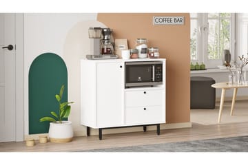 Donae Kommode 88 cm - Hvit - Oppbevaring - Skap - Oppbevaringsskap