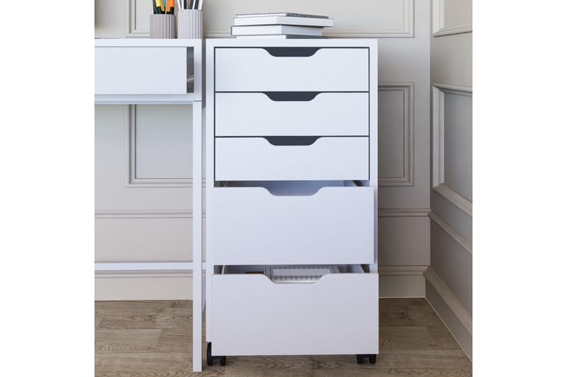 Durusu Kommode 40 cm - Hvit - Oppbevaring - Oppbevaringsmøbler - Kommode - Entrekommode