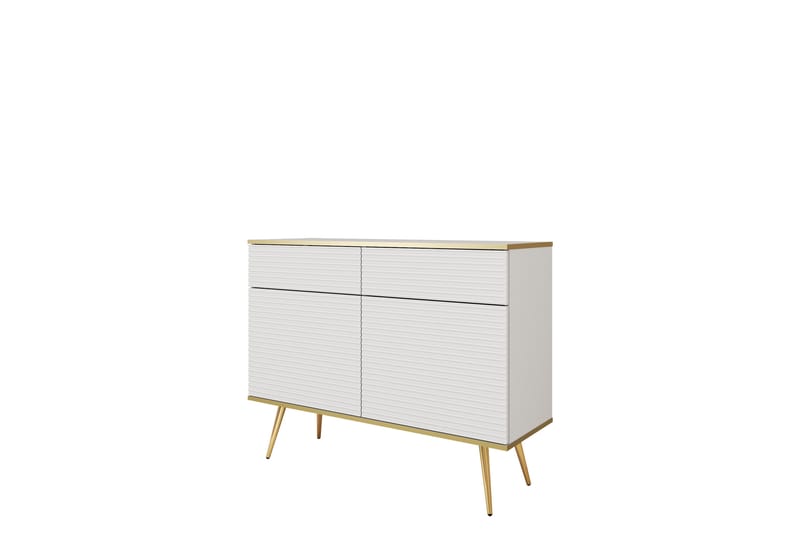 Edson Kommode 107 cm - Hvit - Oppbevaring - Oppbevaringsmøbler - Kommode