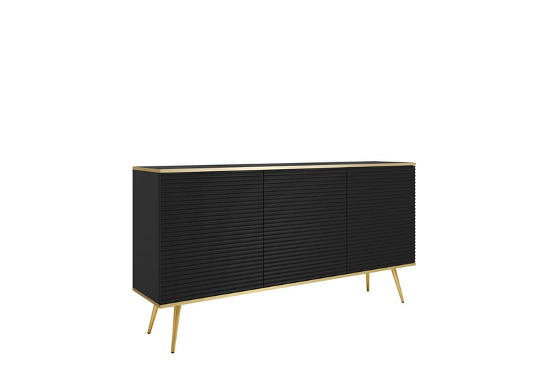 Edson Kommode 160 cm - Svart - Oppbevaring - Oppbevaringsmøbler - Kommode