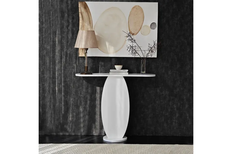 Kommode Ellittica Hvit - Hvit - Oppbevaring - Oppbevaringsmøbler - Sideboard & skjenker