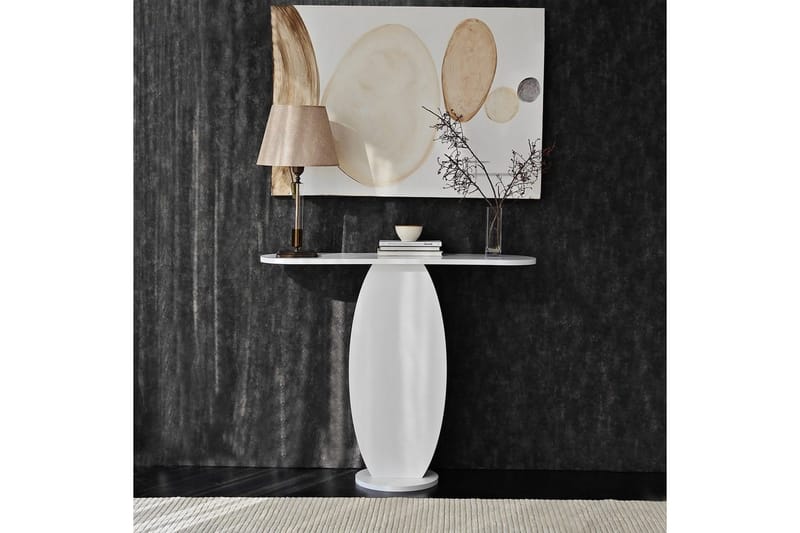 Kommode Ellittica Hvit - Hvit - Oppbevaring - Oppbevaringsmøbler - Sideboard & skjenker