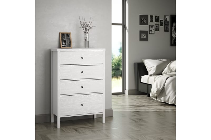 Elspet Kommode 77 cm - Brun/Hvit - Oppbevaring - Oppbevaringsmøbler - Kommode - Entrekommode