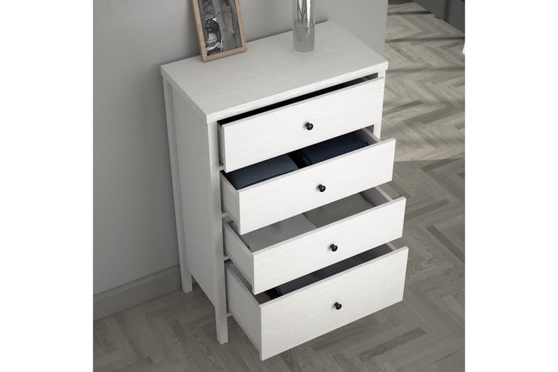 Elspet Kommode 77 cm - Brun/Hvit - Oppbevaring - Oppbevaringsmøbler - Kommode - Entrekommode