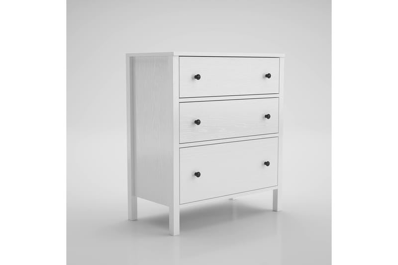 Elspet Kommode 77 cm - Brun/Hvit - Oppbevaring - Oppbevaringsmøbler - Kommode - Entrekommode