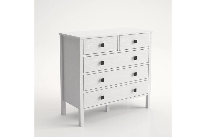 Elspet Kommode 90 cm - Brun/Hvit - Oppbevaring - Oppbevaringsmøbler - Kommode - Entrekommode