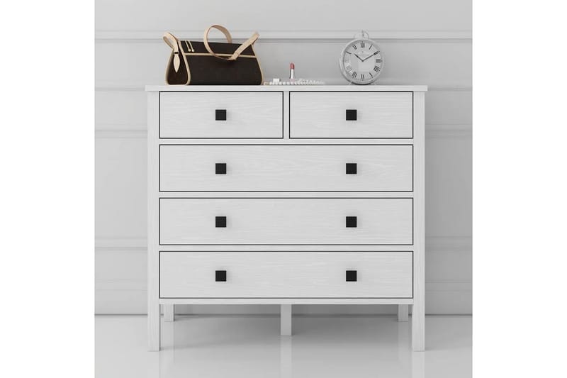 Elspet Kommode 90 cm - Brun/Hvit - Oppbevaring - Oppbevaringsmøbler - Kommode - Entrekommode