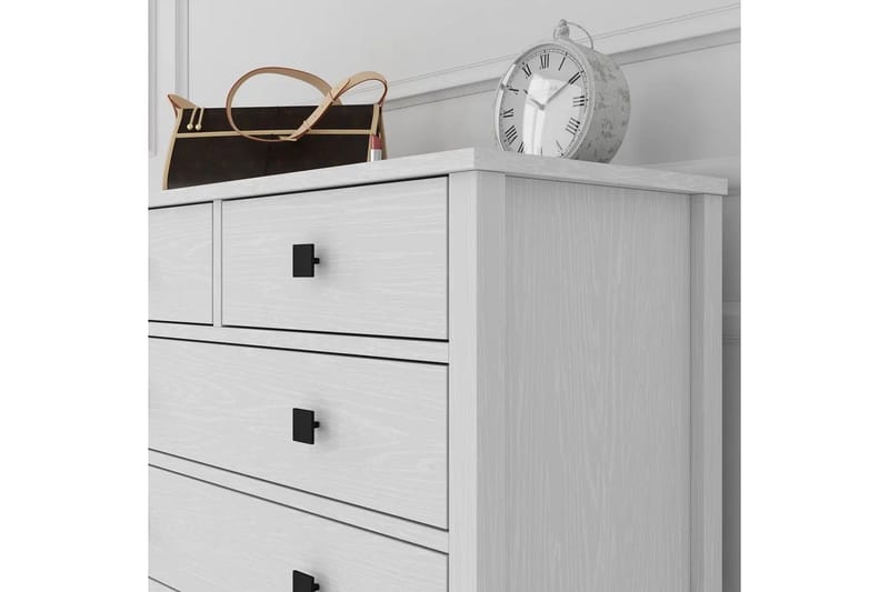 Elspet Kommode 90 cm - Brun/Hvit - Oppbevaring - Oppbevaringsmøbler - Kommode - Entrekommode