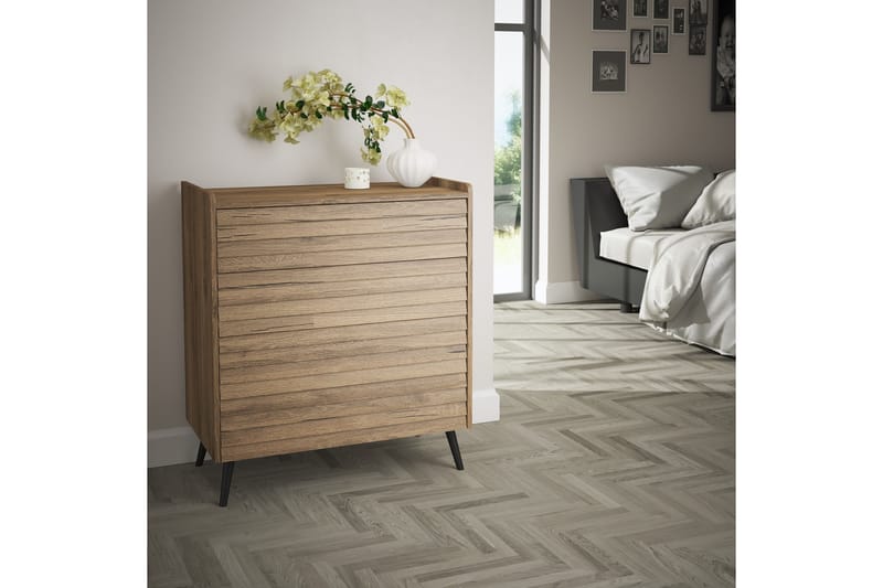 Elspet Kommode 90 cm - Valnøtt - Oppbevaring - Oppbevaringsmøbler - Kommode - Entrekommode