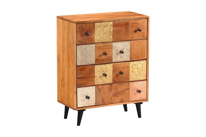 Kommode 60x30x75 cm heltre akasie - Oppbevaring - Oppbevaringsmøbler - Kommode - Entrekommode