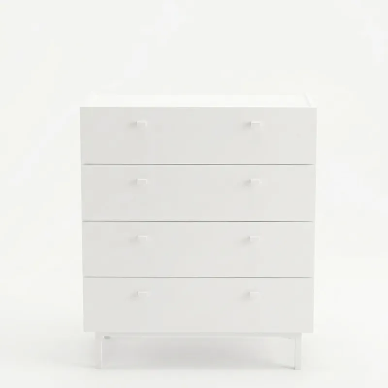 Kommode Hanah Home Luke (80 x 93,1 x 41,8 cm) Hvit, Hvit