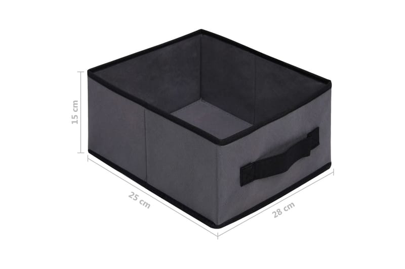 Oppbevaringsskap med 6 skuffer 55x29x55 cm grå stål - Oppbevaring - Gangoppbevaring