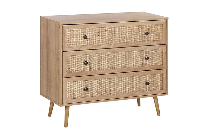 Skjenk rotting lysebrun PONCA, Tre/natur