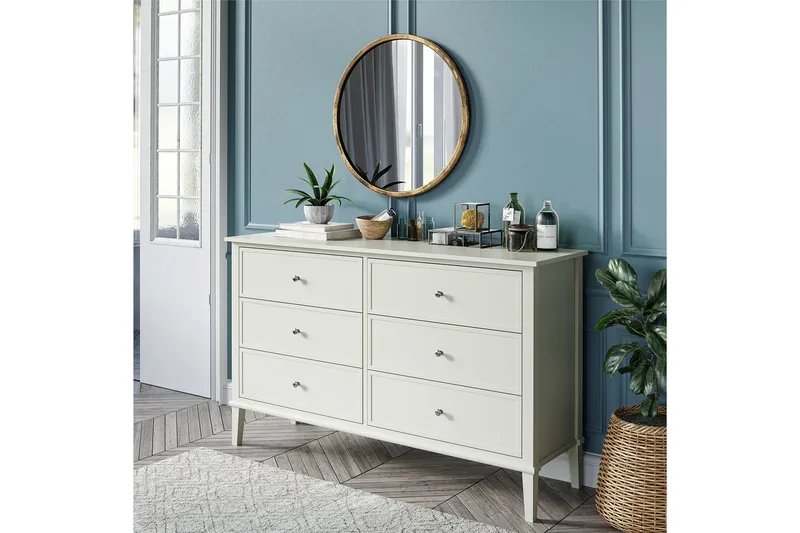 Evgeni Kommode 6 skuffer - Hvit - Oppbevaring - Oppbevaringsmøbler - Kommode