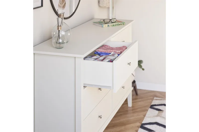 Evgeni Kommode 6 skuffer - Hvit - Oppbevaring - Oppbevaringsmøbler - Kommode