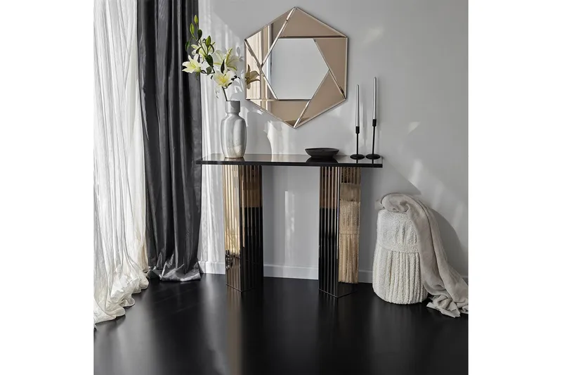 Ezlyn Kommode 105 cm - Bronse - Møbler - Bord - Avlastningsbord - Konsollbord