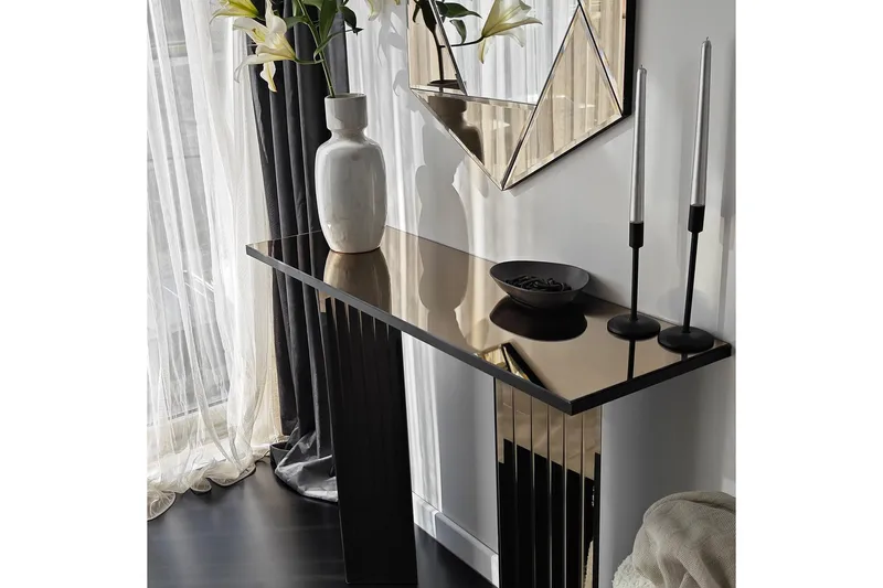 Ezlyn Kommode 105 cm - Bronse - Møbler - Bord - Avlastningsbord - Konsollbord