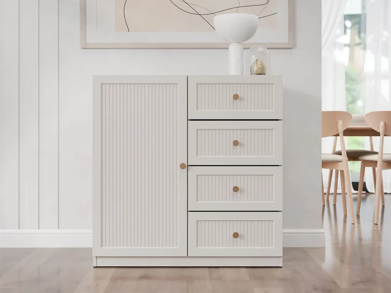 Fayric Kommode 90 cm - Beige - Oppbevaring - Oppbevaringsmøbler - Kommode - Entrekommode