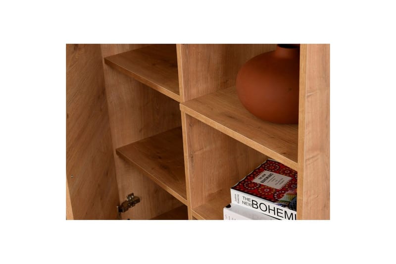 Flerbruks Kapasitetskap Mjudi Eik - Eik - Oppbevaring - Oppbevaringsmøbler - Kommode - Entrekommode