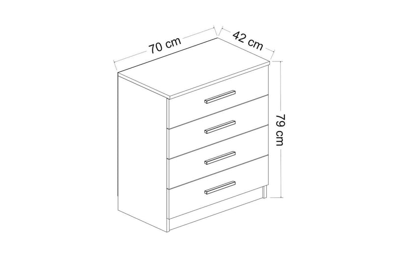 Fortunato Kommode - Oppbevaring - Oppbevaringsmøbler - Kommode - Entrekommode