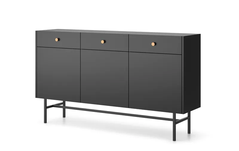 Francisca Kommode 155 cm - Svart - Oppbevaring - Oppbevaringsmøbler - Kommode