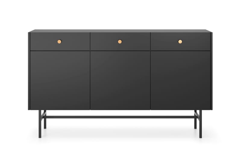 Francisca Kommode 155 cm - Svart - Oppbevaring - Oppbevaringsmøbler - Kommode
