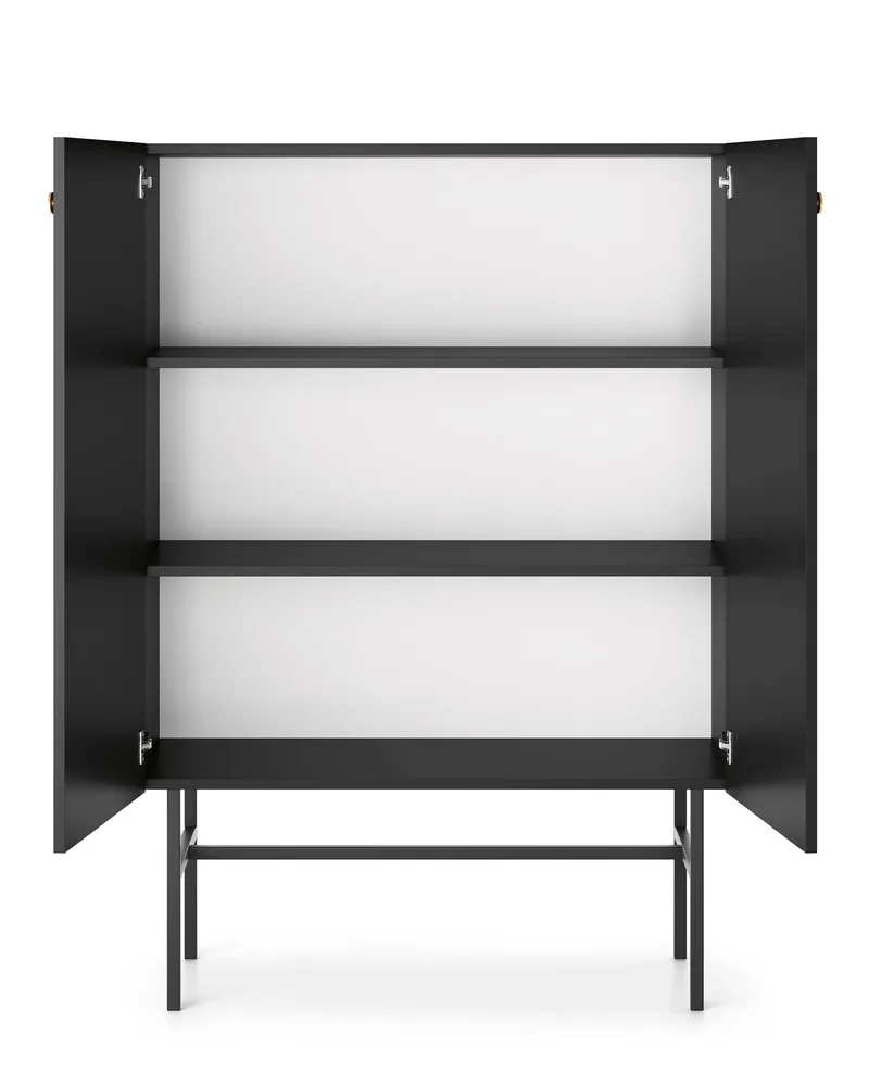 Francisca Kommode 93 cm - Svart - Oppbevaring - Oppbevaringsmøbler - Kommode - Entrekommode