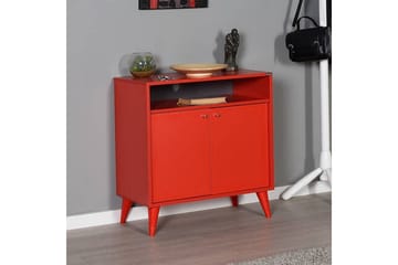 Friedrich Kommode 73 cm - Rød - Oppbevaring - Oppbevaringsmøbler - Kommode - Entrekommode