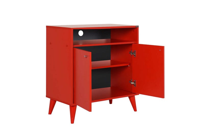 Friedrich Kommode 73 cm - Rød - Oppbevaring - Oppbevaringsmøbler - Kommode - Entrekommode