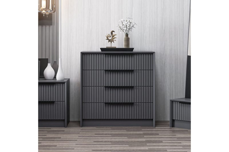 Fruitland Kommode 72 cm - Antrasitt - Oppbevaring - Oppbevaringsmøbler - Kommode - Entrekommode