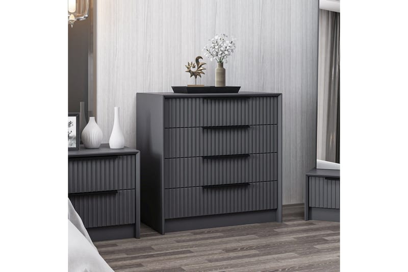 Fruitland Kommode 72 cm - Antrasitt - Oppbevaring - Oppbevaringsmøbler - Kommode - Entrekommode