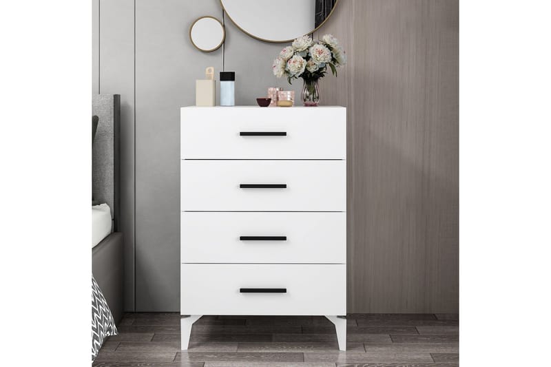 Fruitland Kommode 72 cm - Hvit - Oppbevaring - Oppbevaringsmøbler - Kommode - Entrekommode