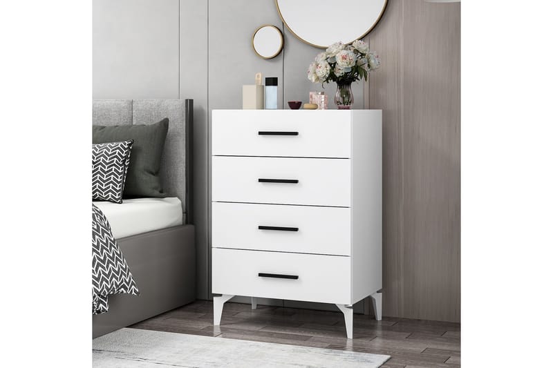 Fruitland Kommode 72 cm - Hvit - Oppbevaring - Oppbevaringsmøbler - Kommode - Entrekommode