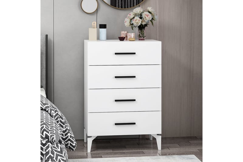 Fruitland Kommode 72 cm - Hvit - Oppbevaring - Oppbevaringsmøbler - Kommode - Entrekommode