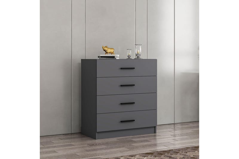 Fruitland Kommode 90 cm - Antrasitt - Oppbevaring - Oppbevaringsmøbler - Kommode - Entrekommode