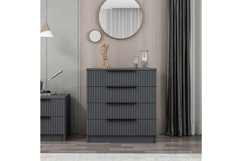 Fruitland Kommode - Antrasitt - Oppbevaring - Oppbevaringsmøbler - Kommode - Entrekommode