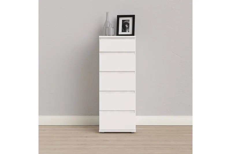 Fusterla Kommode Kommode cm - Hvit - Oppbevaring - Oppbevaringsmøbler - Kommode - Entrekommode