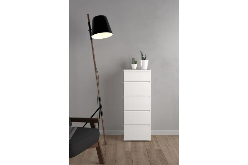 Fusterla Kommode Kommode cm - Hvit - Oppbevaring - Oppbevaringsmøbler - Kommode - Entrekommode