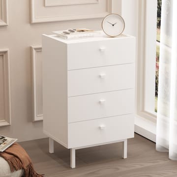 Kommode Hanah Home Luke (47,9 x 80,1 x 36,8 cm) Hvit - Hvit - Oppbevaring - Oppbevaringsmøbler - Kommode