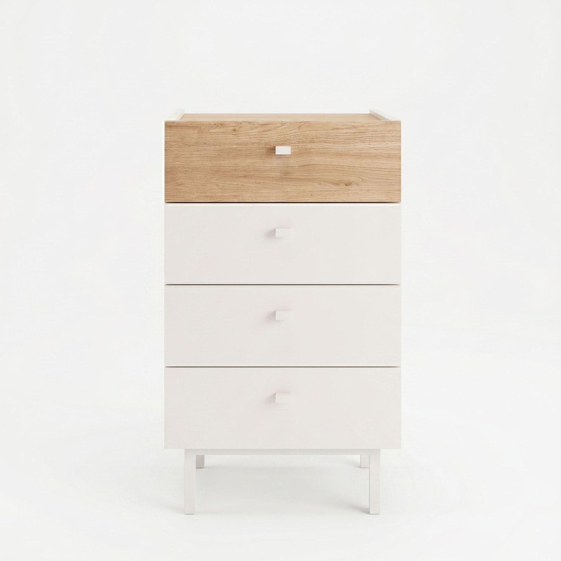 Kommode Hanah Home Luke (47,9 x 80,1 x 36,8 cm) Sand eik - Sand og eik