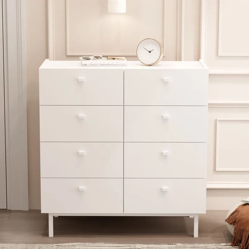 Kommode Hanah Home Luke (89,4 x 93,1 x 41,8 cm) Hvit - Hvit - Oppbevaring - Oppbevaringsmøbler - Kommode