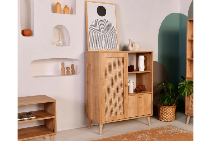 Hazeran Kommode 40 cm - Eik - Oppbevaring - Oppbevaringsmøbler - Kommode - Entrekommode