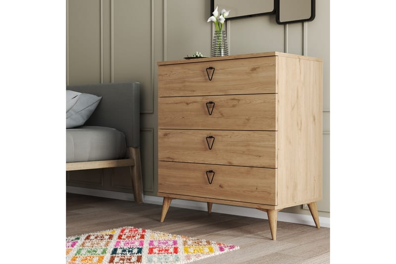 Heibert Kommode 45x80 cm - Natur - Oppbevaring - Oppbevaringsmøbler - Kommode - Entrekommode