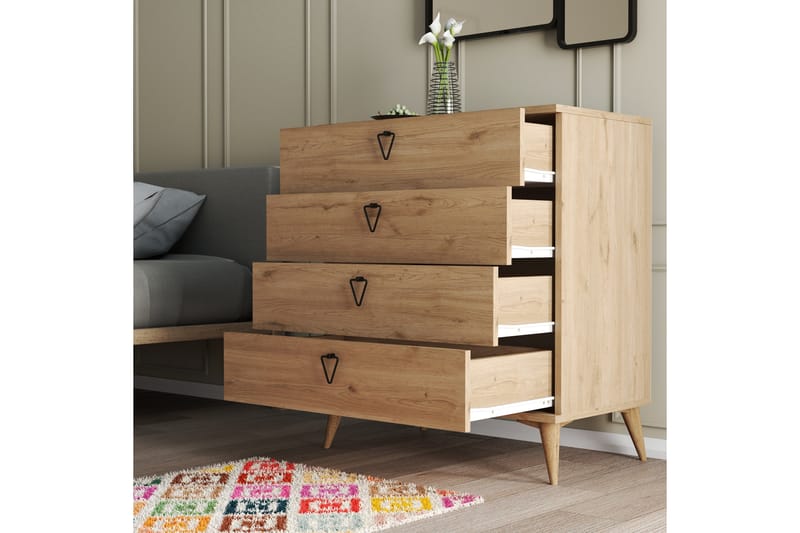 Heibert Kommode 45x80 cm - Natur - Oppbevaring - Oppbevaringsmøbler - Kommode - Entrekommode
