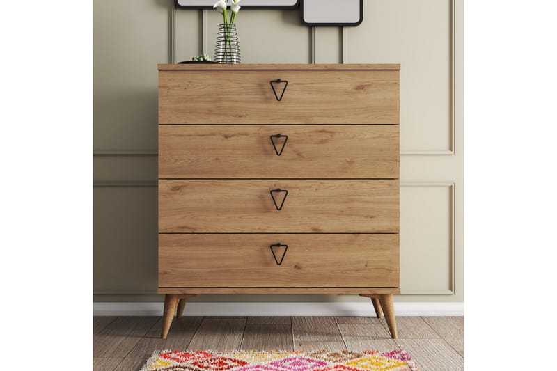 Heibert Kommode 45x80 cm - Natur - Oppbevaring - Oppbevaringsmøbler - Kommode - Entrekommode