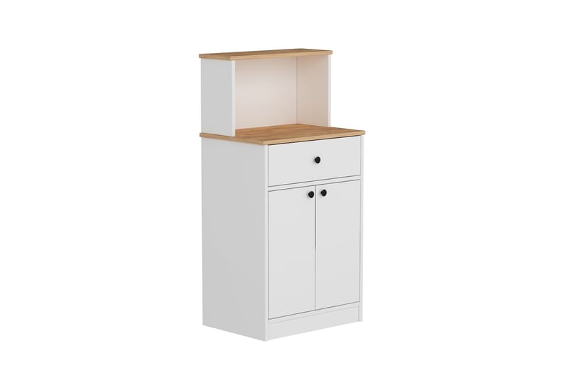 Hemi Kommode 64 cm - Hvit/Brun - Oppbevaring - Oppbevaringsmøbler - Kommode - Entrekommode