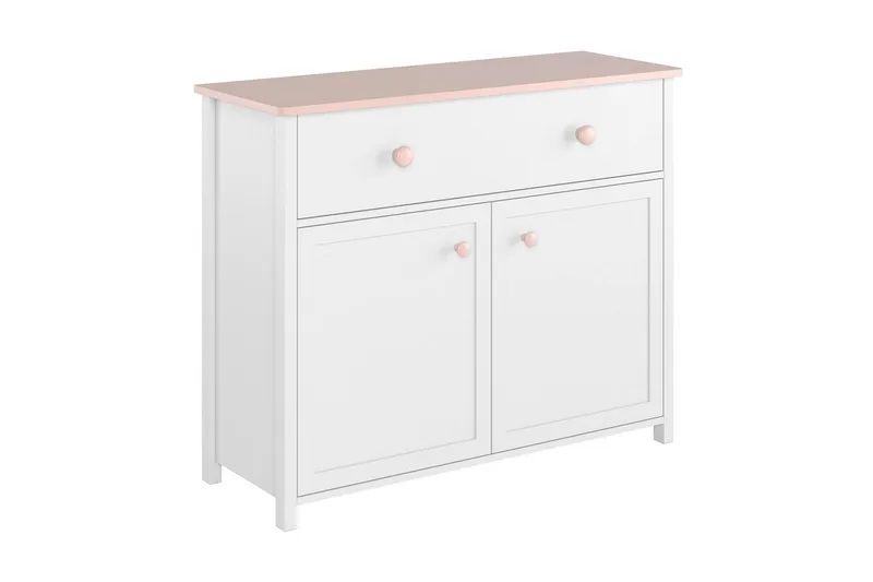 Hilts Byrå 110x90 cm NO_BRAND Vit||Pink, undefined