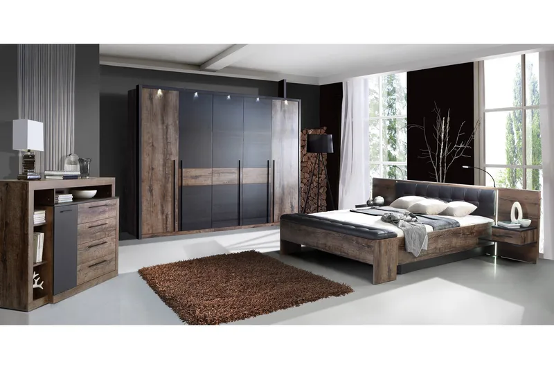 Hither Kommode 161 cm - Brun/Svart - Oppbevaring - Oppbevaringsmøbler - Kommode